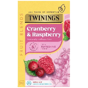 Twinnings English Cranberry & Raspberry 20x